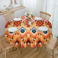 Actekų stiliaus tekstūros apvalios staltiesės vandeniui atsparus stalo užtiesalas vestuvių vakarėlio dekoravimui valgomojo stalo užtiesalas 4pcs 33x48 Table mat