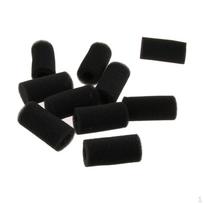 10 vnt akvariumo kempinės žuvų bako filtro medvilninis dangtelis - juodas, didelis black