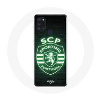 Case - maniacase - Samsung Galaxy A21S - Luminous black background - Protection - Flexible juoda