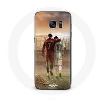 Coque Samsung Galaxy S6 cristiano ronaldo messi goat