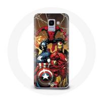 Coque pour Samsung Galaxy J6 2018 Avengers invaders Anciens soldats