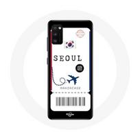 Coque pour Samsung Galaxy S20 plus Billet d'avion Seoul Corée du Sud