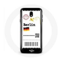 Coque pour Samsung Galaxy J7 2017 Billet d'avion Berlin