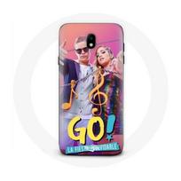 Coque pour Samsung Galaxy j7 2017 Poursuis Tes Rêves Mía Cáceres et Juanma Portolesi Go! Vive a tu m