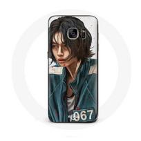 Coque pour Samsung Galaxy S6 Edge Squid Game Kang Sae Byeok Numéro 067