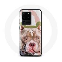Case - Samsung - Galaxy S20 Ultra - Brown - Pitbull Dog - Hard ruda