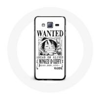 Coque pour Samsung Galaxy J7 One Piece Manga affiche de recherche Blanche