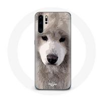 Coque pour Huawei P30 pro Samoyède Gris Race de chiens