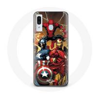 Coque pour samsung galaxy A40 Avengers invaders Anciens soldats