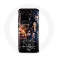 Coque pour Samsung Galaxy S20 Ultra Game of Thrones Saison 8 Le Trône de Fer L'affiche de L'équipage