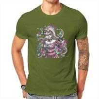 Danganronpa Bear Game MIU IRUMA GLITCH T Shirt Classic Grunge Summer Loose Cotton Unisex's Tops Harajuku Crewneck TShirt L