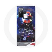 Coque pour Samsung Galaxy S20 FE Formule 1 Pierre Gasly Pilote automobile F1 Rouge Bleu