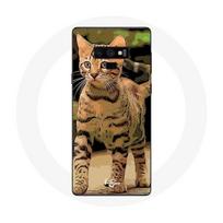 Coque pour Samsung Galaxy Note 9 Bengal Race de chats dessin Animé