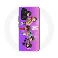 Coque pour Xiaomi Redmi Note 11S BTS TinyTAN Animation Affiche RM Jin Suga J-Hope Jimin Jungkook Et V Mic Drop Danse