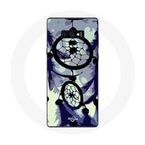 Coque pour Samsung Galaxy Note 9 Attrape Rêve violet gris et Noir
