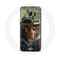 Coque pour Samsung Galaxy S6 Edge Loki Thor Ragnarok avec Casque Fanart Saison 1