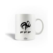 Mug en Céramique Équipe de France de football FFF Logo Noir