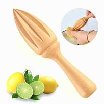 Wooden Lemon Squeezer Hand Press Juicer Fruit Orange Citrus Extractor Reame K8F7 beige