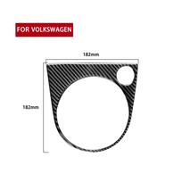 Volkswagen Beetle 2012- Automobilio pavarų perjungimo panelės rėmo apdailos lipdukas Anglies pluošto Salono aksesuarai RHD black
