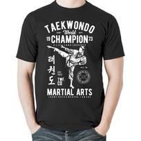 Taekwondo Martial Arts Tee World Champion Training Mma Sport Unisex T-Shirt S beige