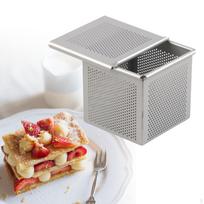 Mini kepimo forma tortui kepimo skarda lėkštė nelipni sausainių tvirta tartos forma 6x6x6cm