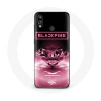 Coque pour Huawei P20 Lite Wallpaper diamante Blackpink Kpop Logo Rose - Maniacase juoda