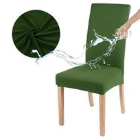 Vandeniui atsparus elastinis kėdės užvalkalas valgomajam Virtuvė Vestuvės Viešbutis Banketas Restoranas Nešvarus sėdynės užvalkalas  Housse De Chaise 1pcs chair cover black