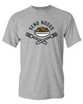 Send Noods Funny Asian Food Humor College Party Tee Unisex T-Shirt S