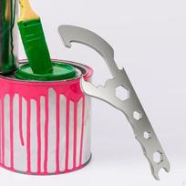 Bucket Opener Lids Lifter Tool Effortlessly Beer Opener, Metal Gallon Lid Removal 4.5mm green