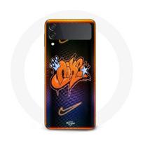 Case - Nike - Galaxy Z Flip4 - Orange - Flexible - Daily Protection oranžinė