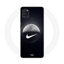 Coque - Maniacase - Samsung Galaxy A21s - Souple - Noir - Motif nike lune