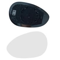 2PSC For Fiat 500 500C 2007-2023 Left&Right Side Mirror Rearview Mirror Lens Assessory Heated Waterproof Anti Glare Large Vision Left balta
