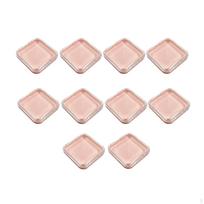10 Pieces Press on Nail Storage Box Acrylic Container Mini Artificial Display Case gryna