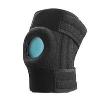 Single Sports Kneepads Silicone Anti-slip Breathable Running Skipping Rope with Spring Kneepads Riding Mountaineering Knee Patella Protector. gray