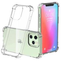 Shockproof Silicone Clear Case for IPhone 13 11 12 14 15 Pro 13 Mini Protection Case for IPhone XS MAX XR 7 8 Plus SE For iPhone 15