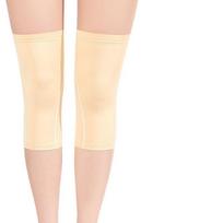 Short Knee Pads, Ultra-thin, Warm, Men's Old Cold Legs, Women's Joints and Knees, Special Invisible Winter Running, Anti-slip for The Elderly S beige