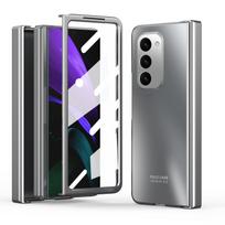 for samsung z fold 5 Folding Phone Bag Hinge Protection Case for Samsung Galaxy Z Fold 5 Fold5 5G Plating Glass Film For Samsung Z Fold 5