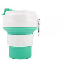 350 ml gertuvė namams, biurui, laisvalaikiui, kavos puodelis, nešiojamas sulankstomas butelis iš maistinio silikono 350ml white