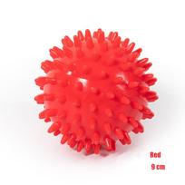 PVC Spiky Massage Ball Durable Sport Fitness Foot Pain Relief Plantar Fasciitis 9cm Yoga Massage Ball purple