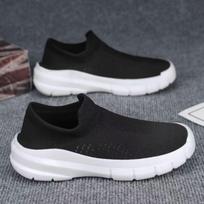 Running Shoes for Men Tennis Shoes Athletic Knitted Mesh Breathable Jogging Shoes Men's Lightweight Sneakers Non Slip Walking Gym Outdoor Sport Shoes 39