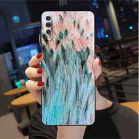 Case For Samsung Galaxy A50 A70 A30 A20s A20e A10 A40 A10s A10e M52 M51 M31 M30s M13 5G Black Phone Cover Luxury Gold Foil Art Samsung A70