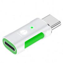 8-Pin to Type-C 30W Adapter PD Data Fast Transfer Portable 8-Pin Female to USB-C balta