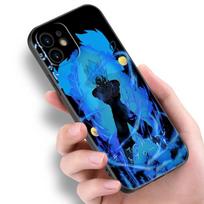 Anime Son Goku Super Saiya dėklas Apple iPhone 14 13 12 Mini 11 Pro Max 7 8 XR X XS 7 8 Plus SE 2020 2022 juodas dangtelis iPhone 14