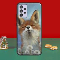 Mielas Animal Fox dėklas, skirtas Samsung A52 A12 A22 A32 A42 A72 A51 A71 A50 A70 A41 A31 A11 A21S A52S minkštas dangtelis Samsung A72 gray