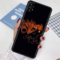 Dėklas Samsung Galaxy A52 A12 A32 A51 A21s A71 A13 A53 A22 A31 A72 A03 A02s A41 Juodas telefono dėklas Anime Pokemonas Japonija Samsung A72 4G(5G) gray