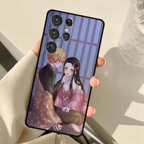 Demon Slayer Nezuko And Zenitsu Case For Samsung Galaxy S22 Ultra S20 FE Note 20 Note 10 S8 S9 S10 Plus S21 Ultra Cover Galaxy S8 gray