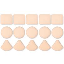 15 PCS Makeup Sponges Cosmetics Puffs Set Powder Foundation Blender Women Female Make up Products Korean Beauty white