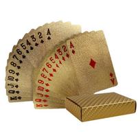 55 vnt. rinkinys aukso folija vandeniui atsparus plastikas Žaisti pokerį Pack Game Cards Magic Card Gift Collection Šeimos susitikimų stalo stalo žaidimai