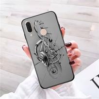 Headphone Cd Illustration Phone Case For Redmi 9A 8A 6A Note 9 8 10 11S 8T Pro Max 9 K20 K30 K40 Pro PocoF3 Note11 5G Case redminote11Epro gray