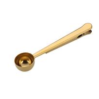 Coffee Spoon Grinding Coffee Process Measuring Spoon Food Bag Clip Sealed Bag One Size auksas